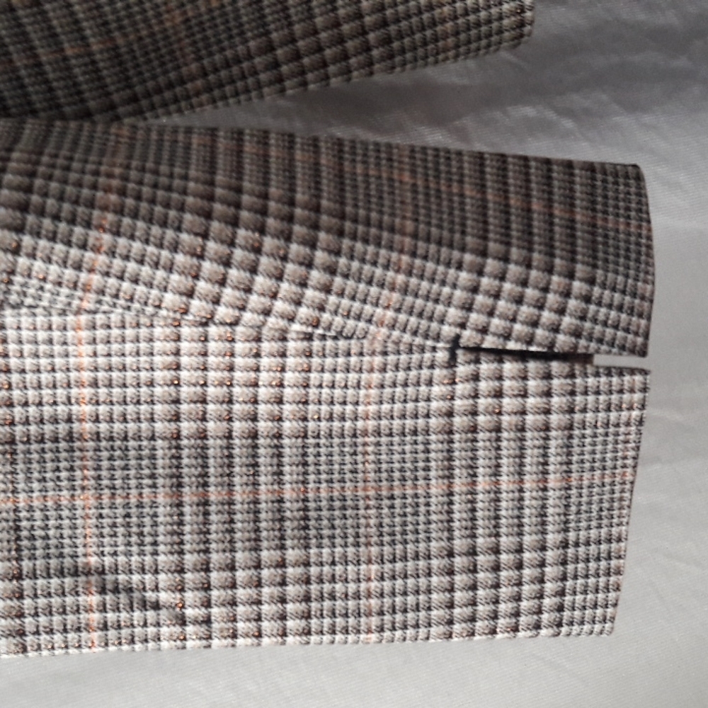 Worthington Women Plaid Jacket Size L Open Front Pockets Trendy - Picture 7 of 12